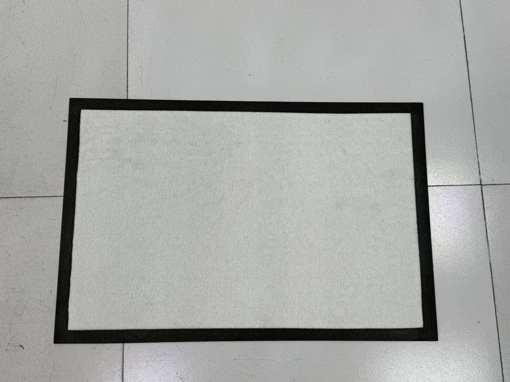 Blank nylon mat reference; sublimation compatibility is not assumed