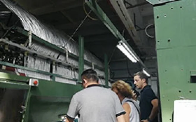 Tufting production stage