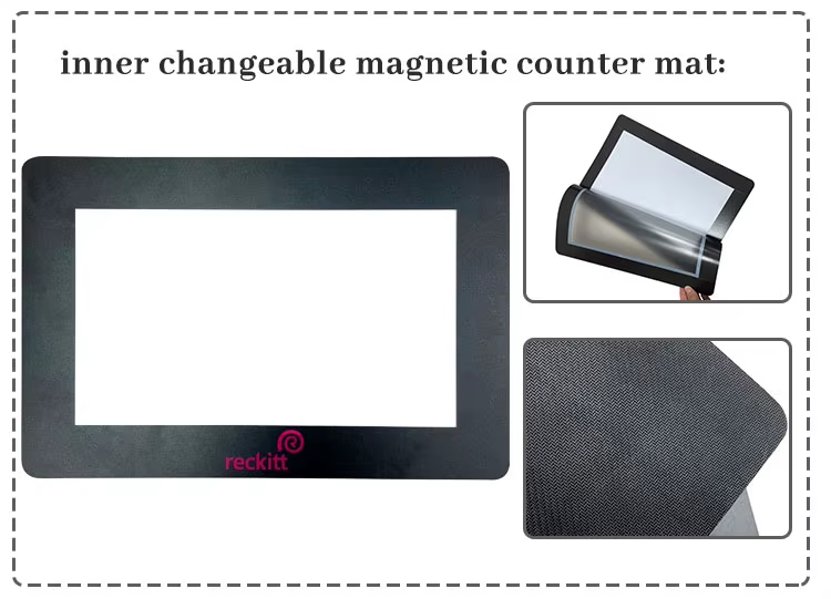 Magnetic Flip-Top Counter Mat – Edge