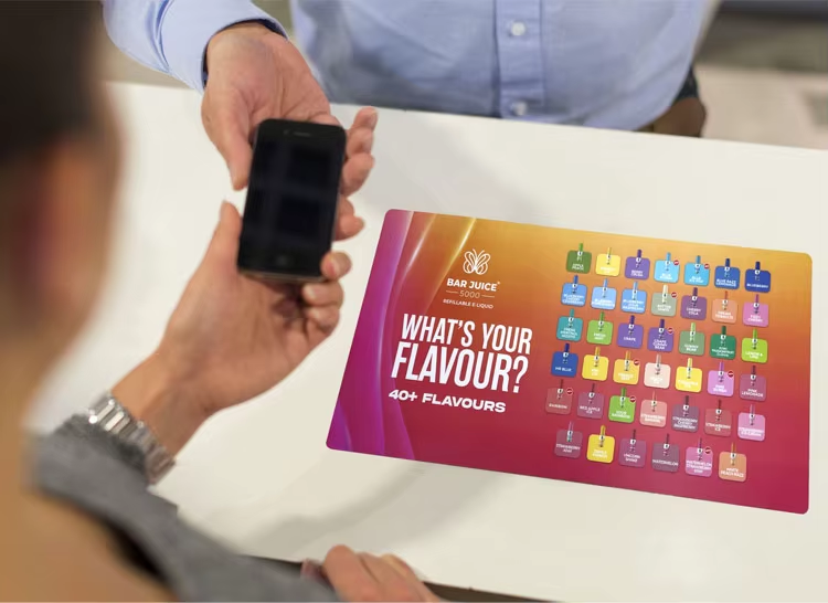 Printed Branded Counter Mat – On counter