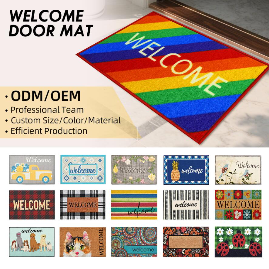 Inkjet Printed Entrance Doormat — Nylon & Rubber